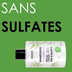 Shampooing déjaunisseur cheveux gris & blancs Gamme Nature