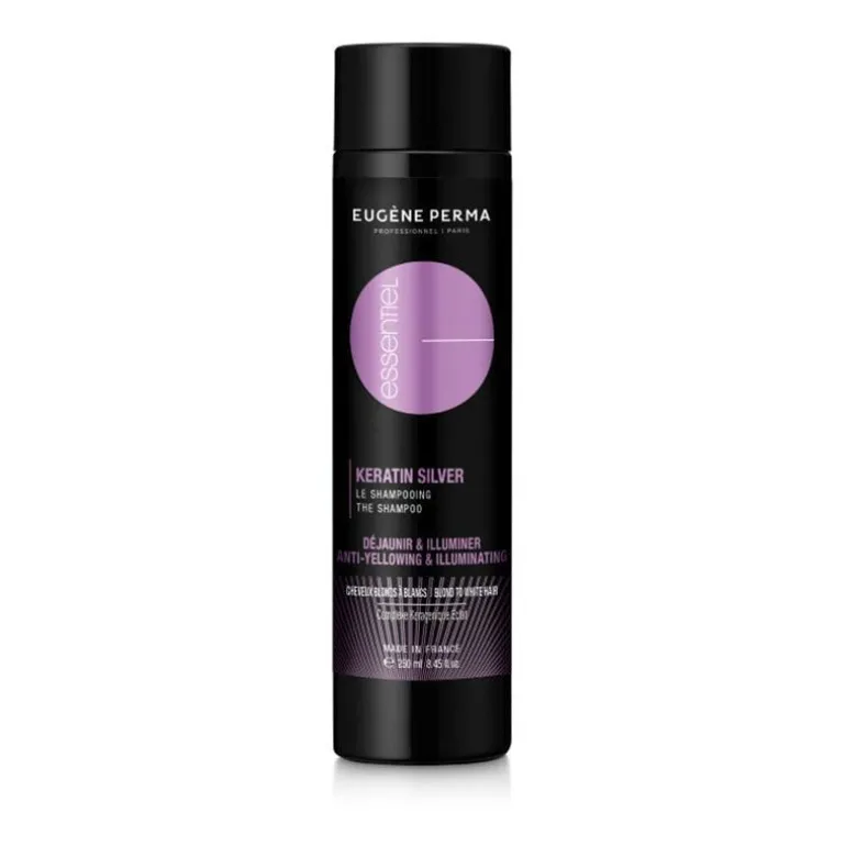 Shampooing déjaunisseur Essentiel Keratin Silver