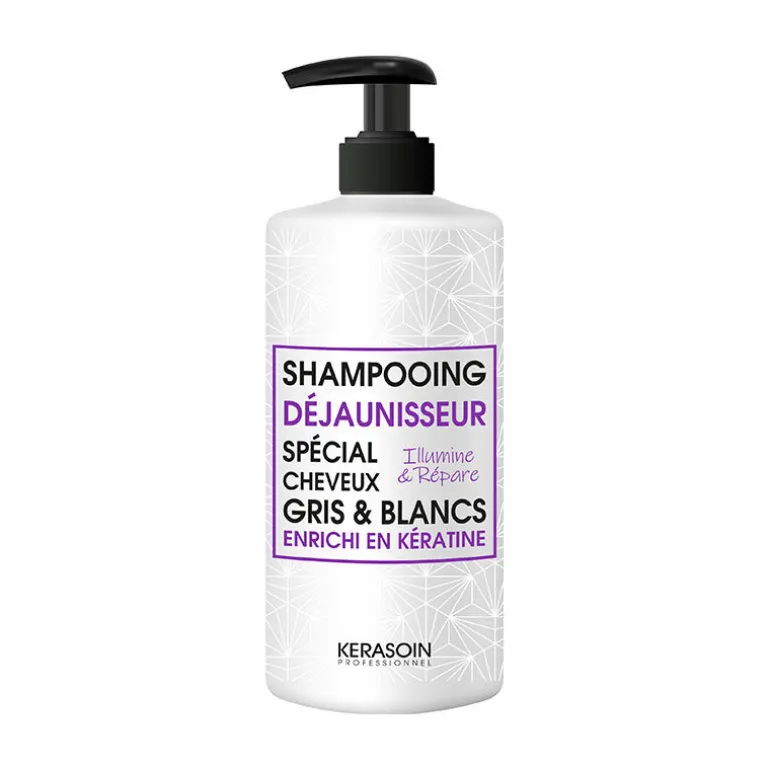 Shampooing déjaunisseur pour cheveux gris et blancs 1000ml