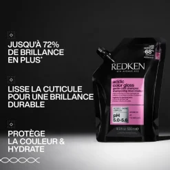 Shampooing doux couleur Acidic Color Gloss 300ml + recharge 500ml