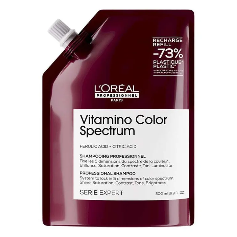 Shampooing fixateur de couleur Vitamino Color Spectrum recharge 500ml