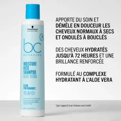 Shampooing hydratant aloe vera BC Moisture Kick 250 ml