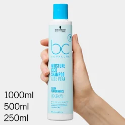 Shampooing hydratant aloe vera BC Moisture Kick 250 ml