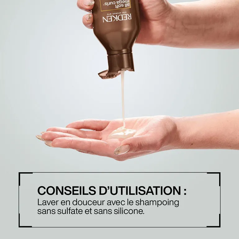 Shampooing pour cheveux bouclés à crépus All Soft Mega Curls