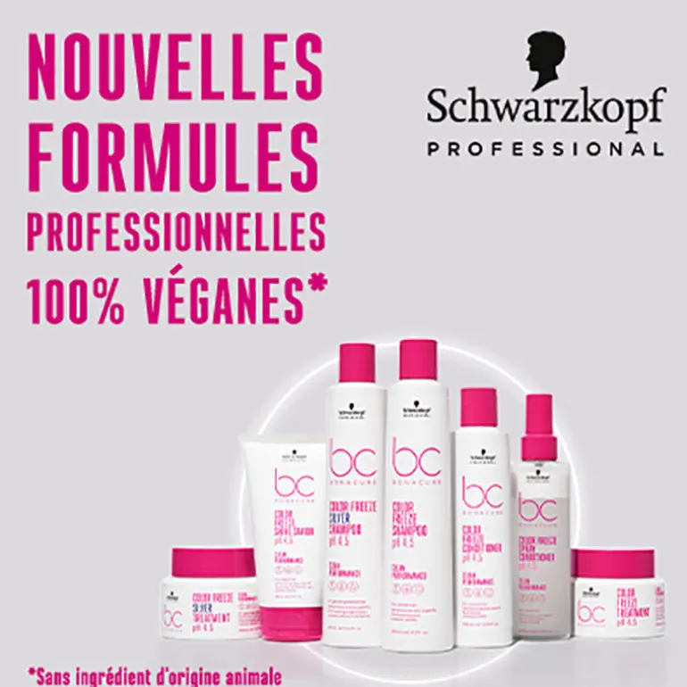 Shampooing pour cheveux colorés BC Color Freeze 1000ml