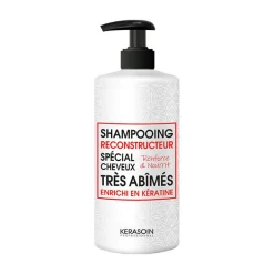 Shampooing reconstructeur à la kératine pour cheveux très abîmés 1000ml