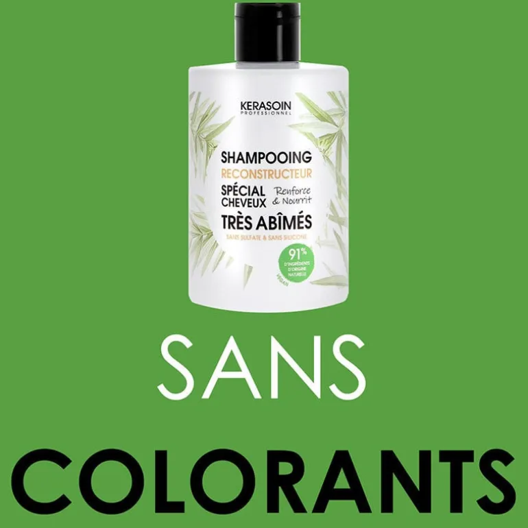 Shampooing reconstructeur cheveux très abîmés Gamme Nature