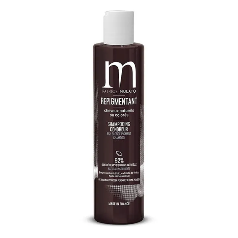 Shampooing repigmentant cheveux naturels ou colorés cendreur