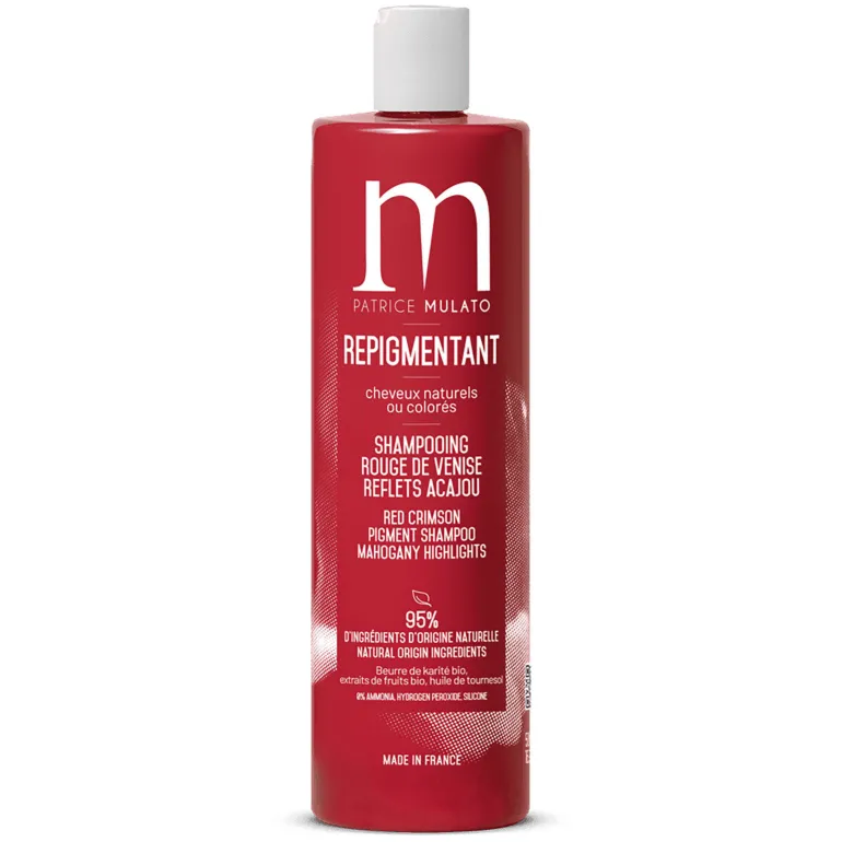 Shampooing repigmentant naturel 500ml rouge de Venise
