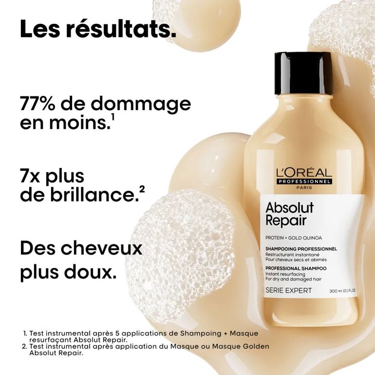 Shampooing restructurant instantané Absolut Repair 300 ml