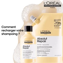 Shampooing restructurant instantané Absolut Repair recharge 500ml