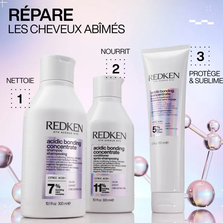 Shampooing réparateur pour cheveux abîmés Acidic Bonding Concentrate 300 ml