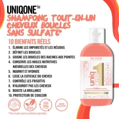 Shampooing tout-en-un cheveux bouclés Uniq One Curls
