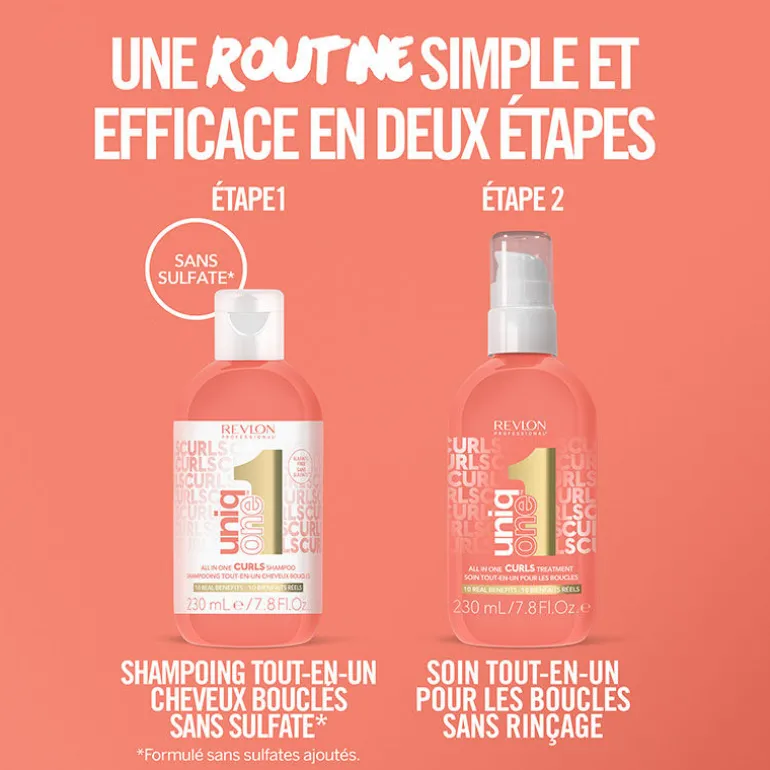 Shampooing tout-en-un cheveux bouclés Uniq One Curls