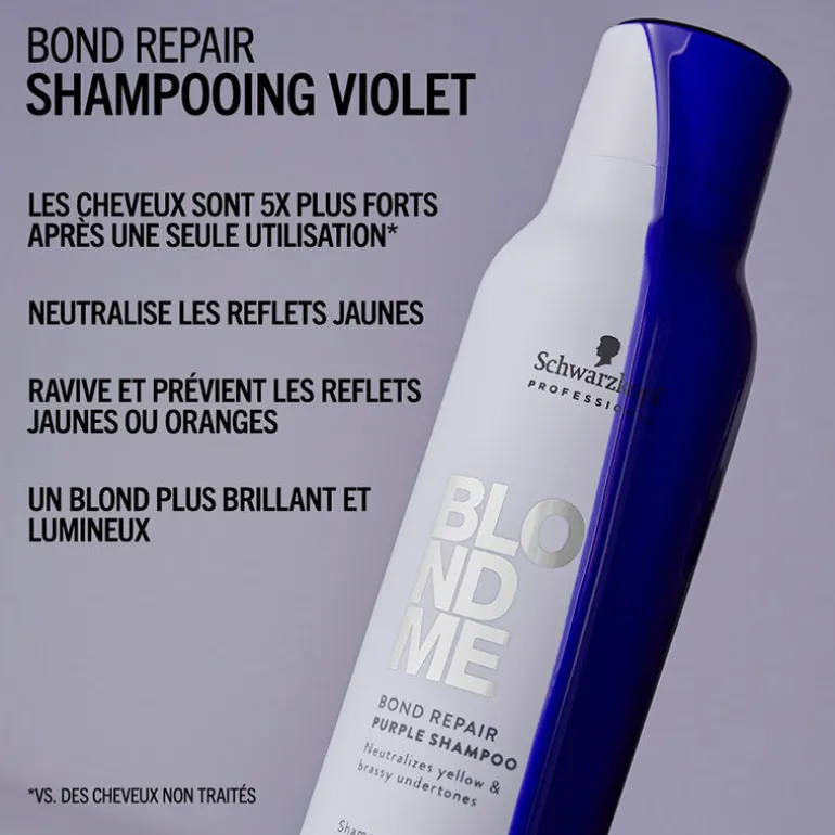 Shampooing violet Blondme Bond Repair Neutralisant
