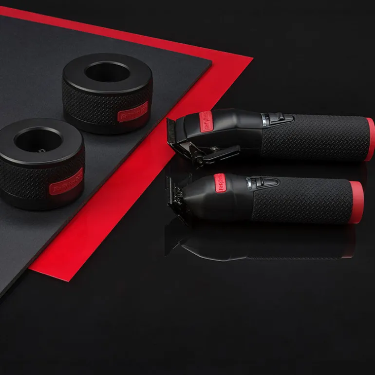 Socle de charge pour tondeuse de coupe Boost+ black & red