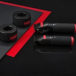 Socle de charge pour tondeuse de finition Boost+ black & red