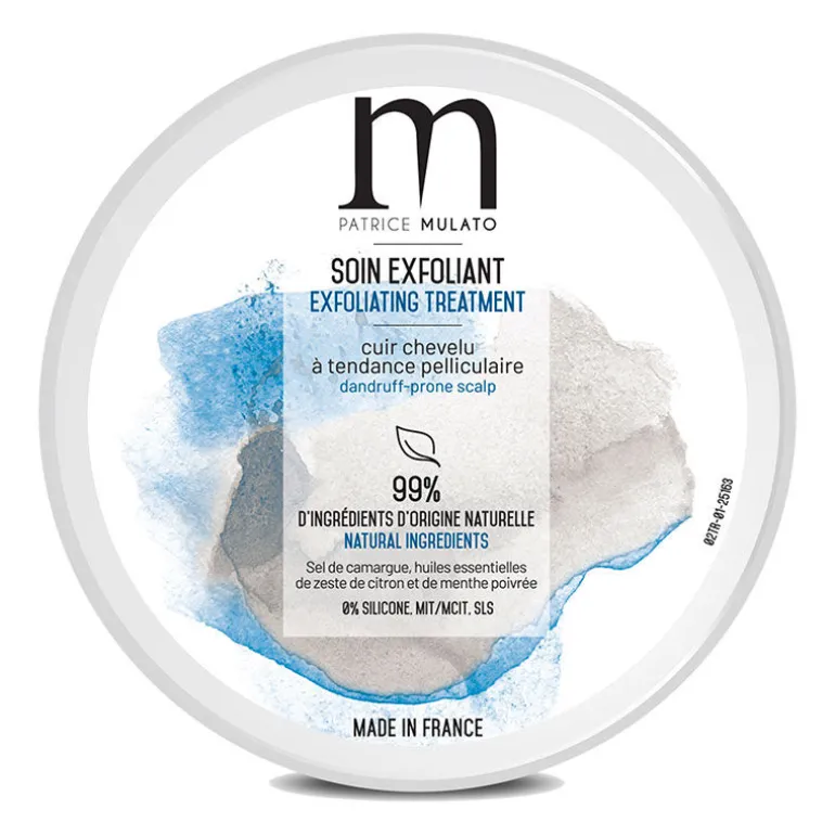 Soin exfoliant cuir chevelu à pellicules
