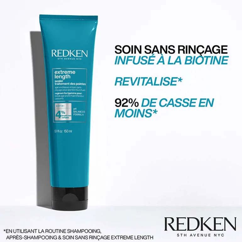 Soin sans rinçage fortifiant pour cheveux longs Extreme Length