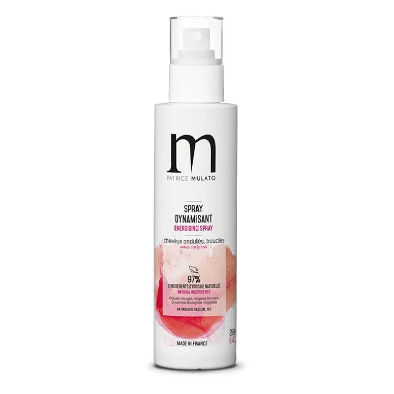 Spray dynamisant pour cheveux ondulés et bouclés