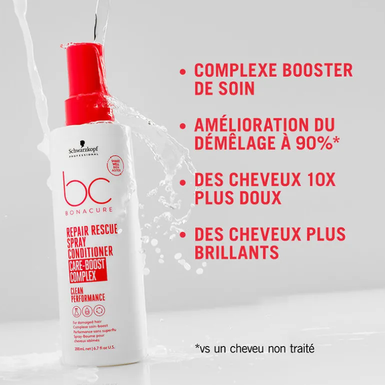 Spray-baume cheveux abîmés BC Repair Rescue 200 ml