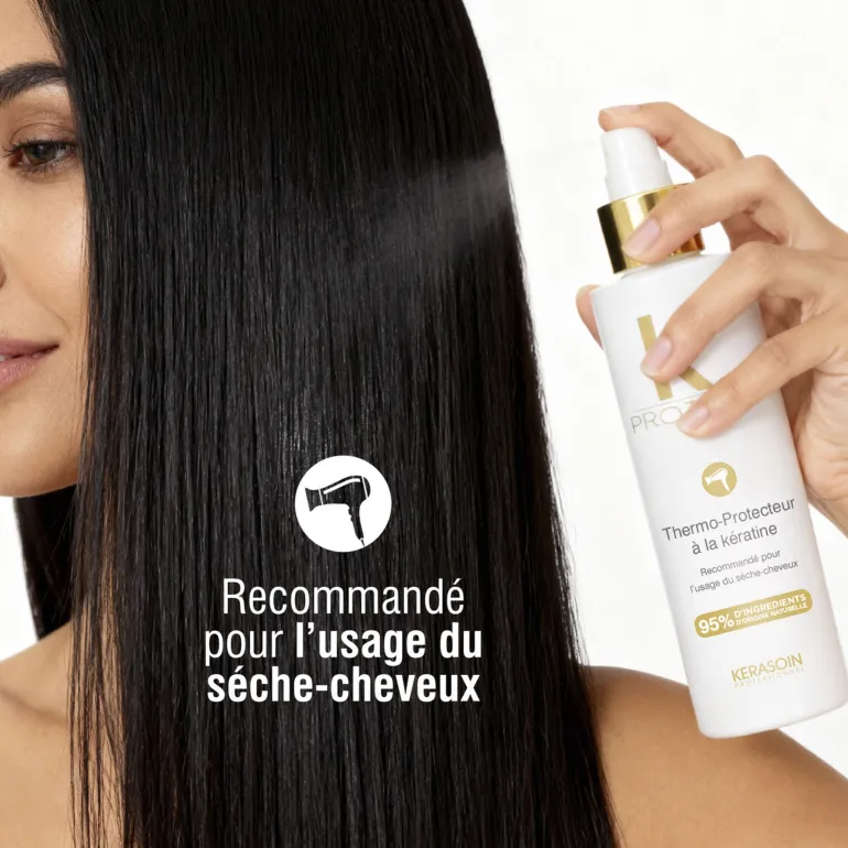Thermo-protecteur à la kératine pour sèche-cheveux K Protect