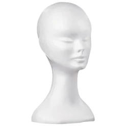 Tête blanche polystyrène