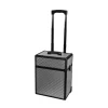 Valise 2 étages argentée 3D