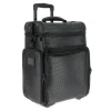 Valise trolley souple noire