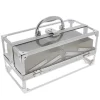 Vanity transparent avec tiroirs