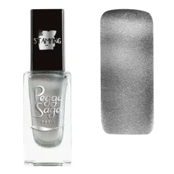 Vernis à ongles stamping Peggy sage silver