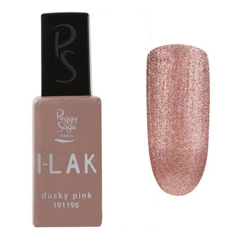 Vernis semi-permanent I-LAK polish dusky pink