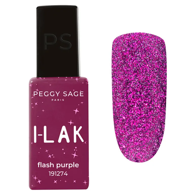 Vernis semi-permanent I-LAK flash purple