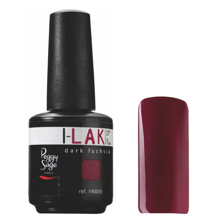 Vernis semi-permanent I-Lak 15 ml dark fuschia
