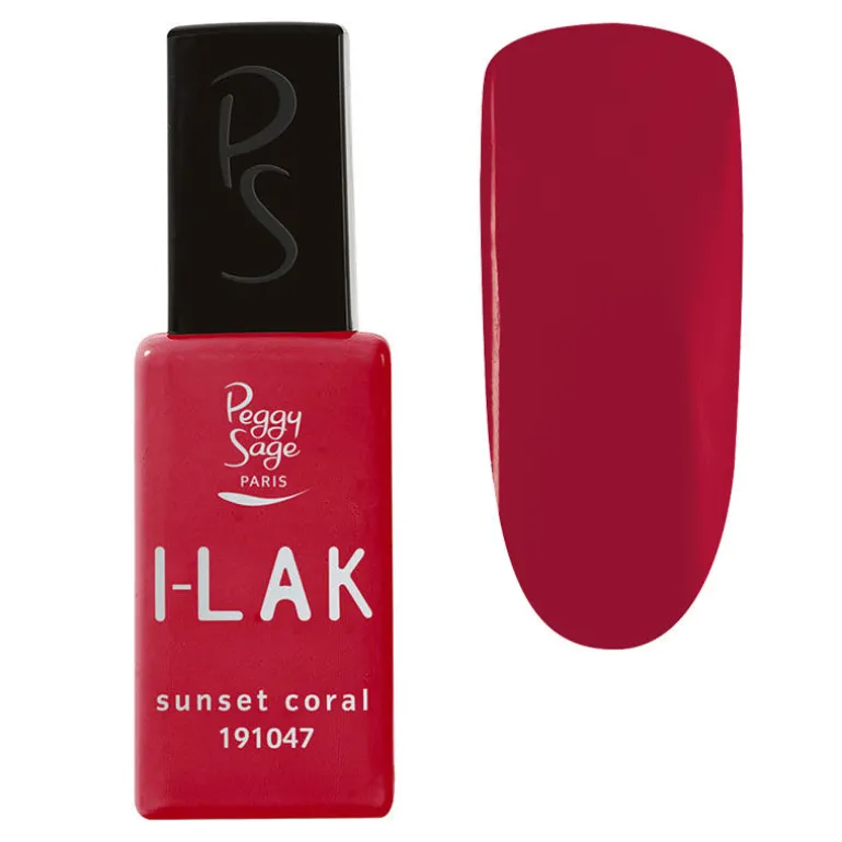 Vernis semi-permanent I-LAK sunset coral